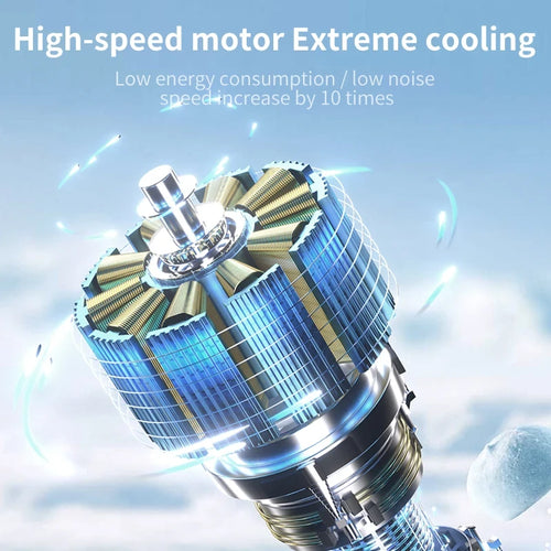 Turbo Charged Handheld Fan